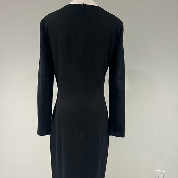 Ellen Tracy Black Shift Dress - Picture 2 of 2